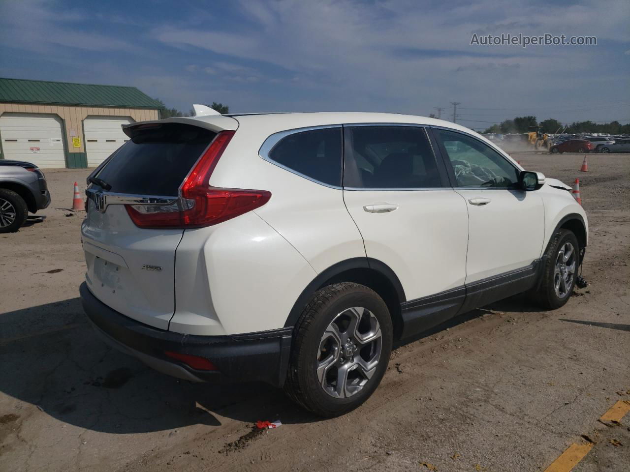 2017 Honda Cr-v Exl White vin: 5J6RW2H82HL061785