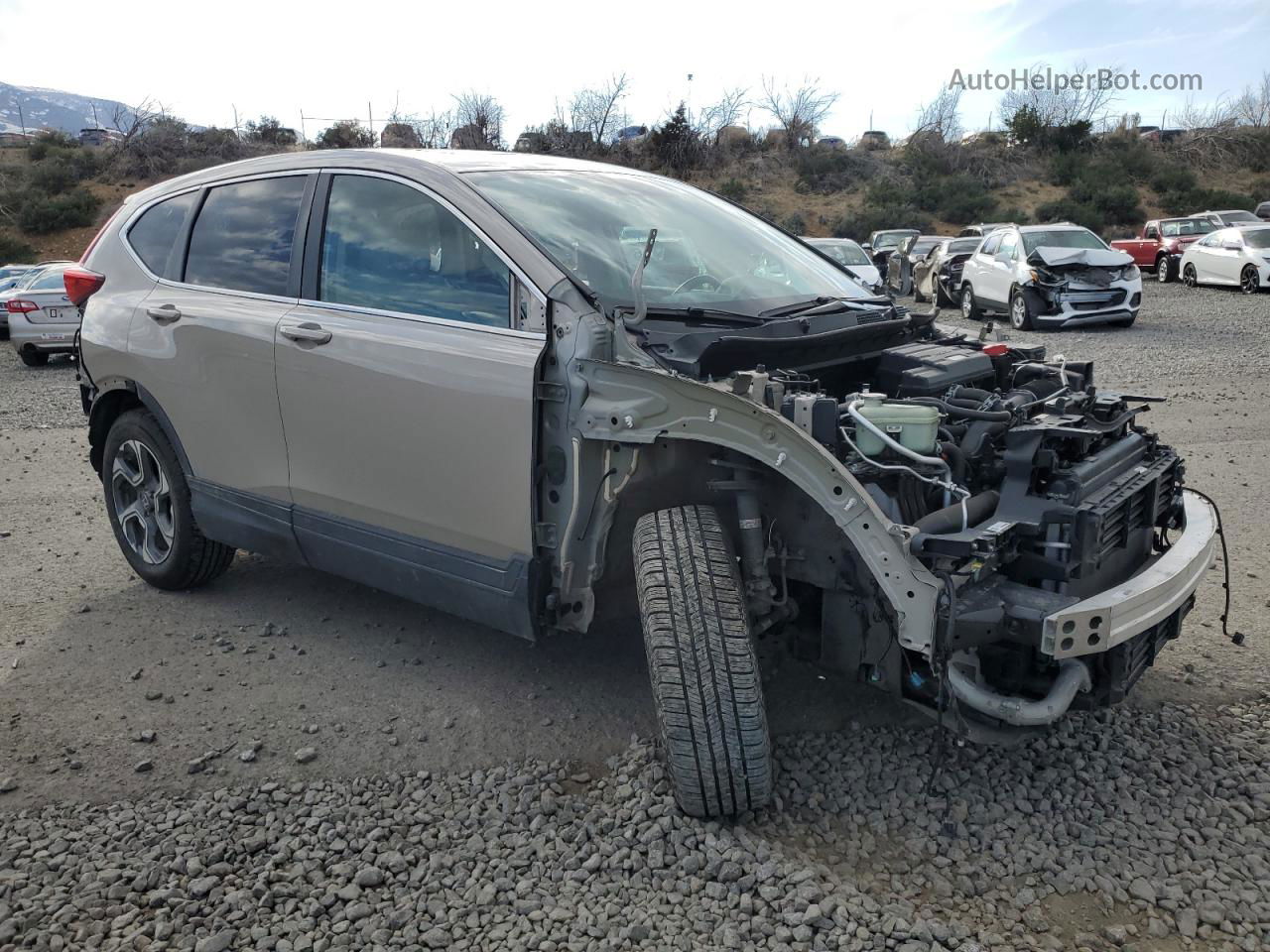 2018 Honda Cr-v Exl Tan vin: 5J6RW2H82JL013080