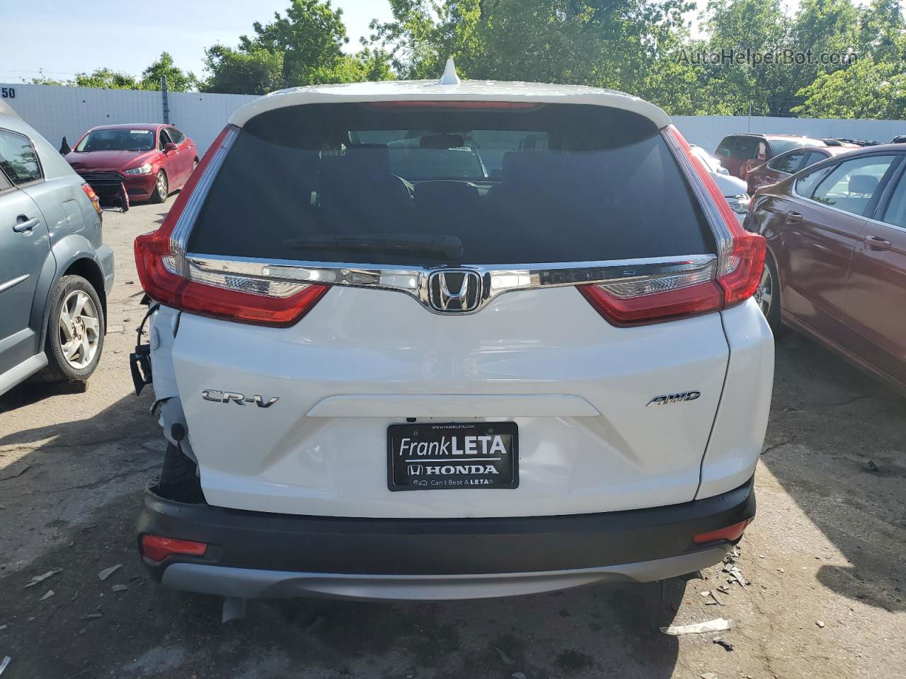 2018 Honda Cr-v Exl White vin: 5J6RW2H82JL028212