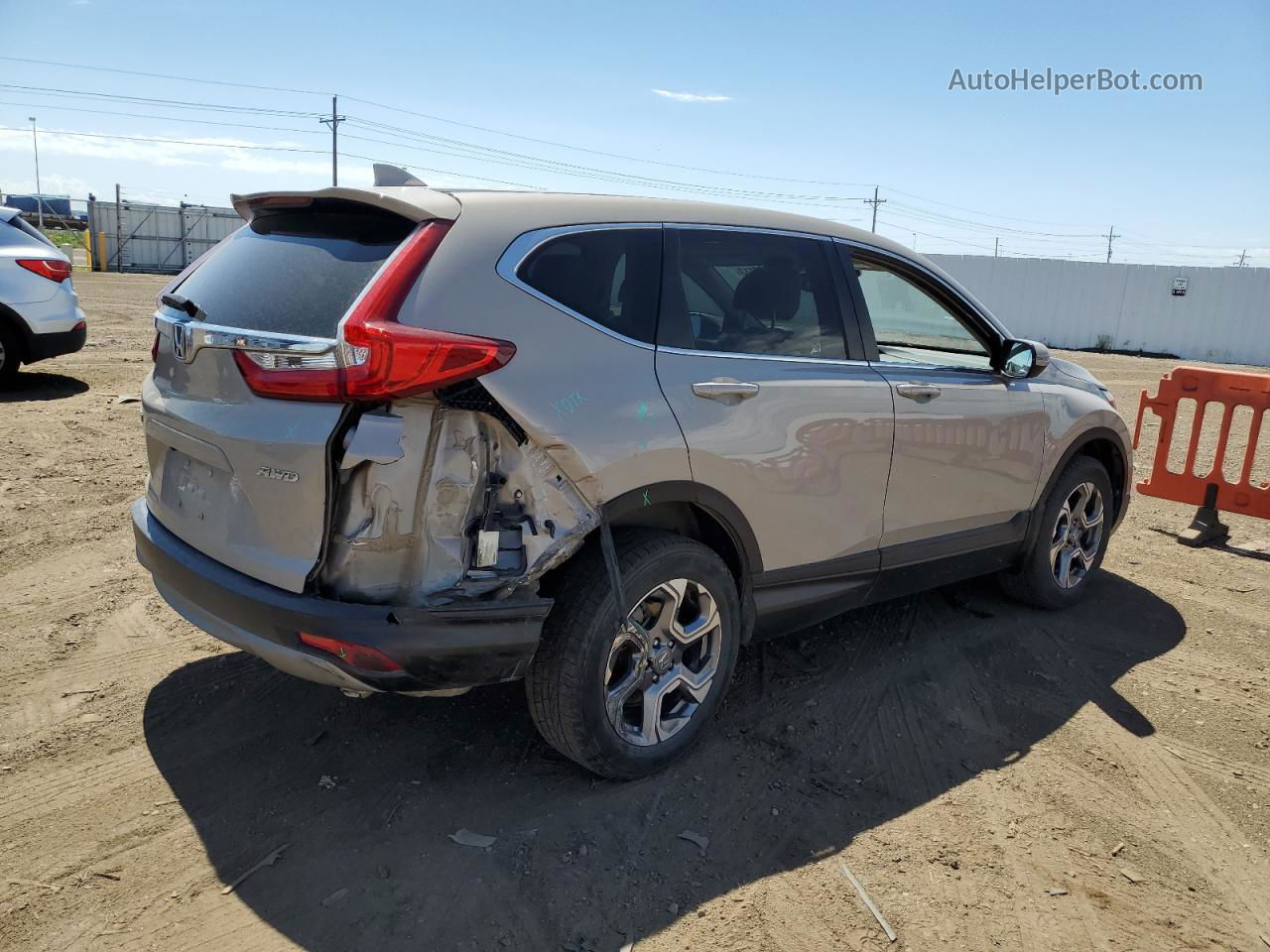 2019 Honda Cr-v Exl Tan vin: 5J6RW2H82KL003215