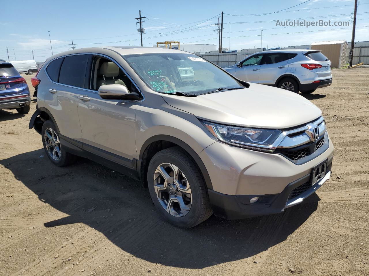 2019 Honda Cr-v Exl Tan vin: 5J6RW2H82KL003215