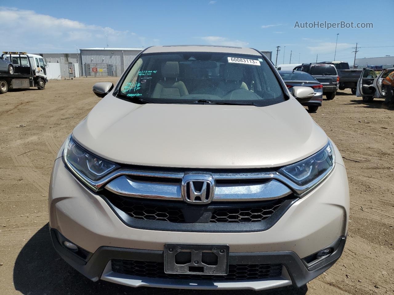 2019 Honda Cr-v Exl Tan vin: 5J6RW2H82KL003215