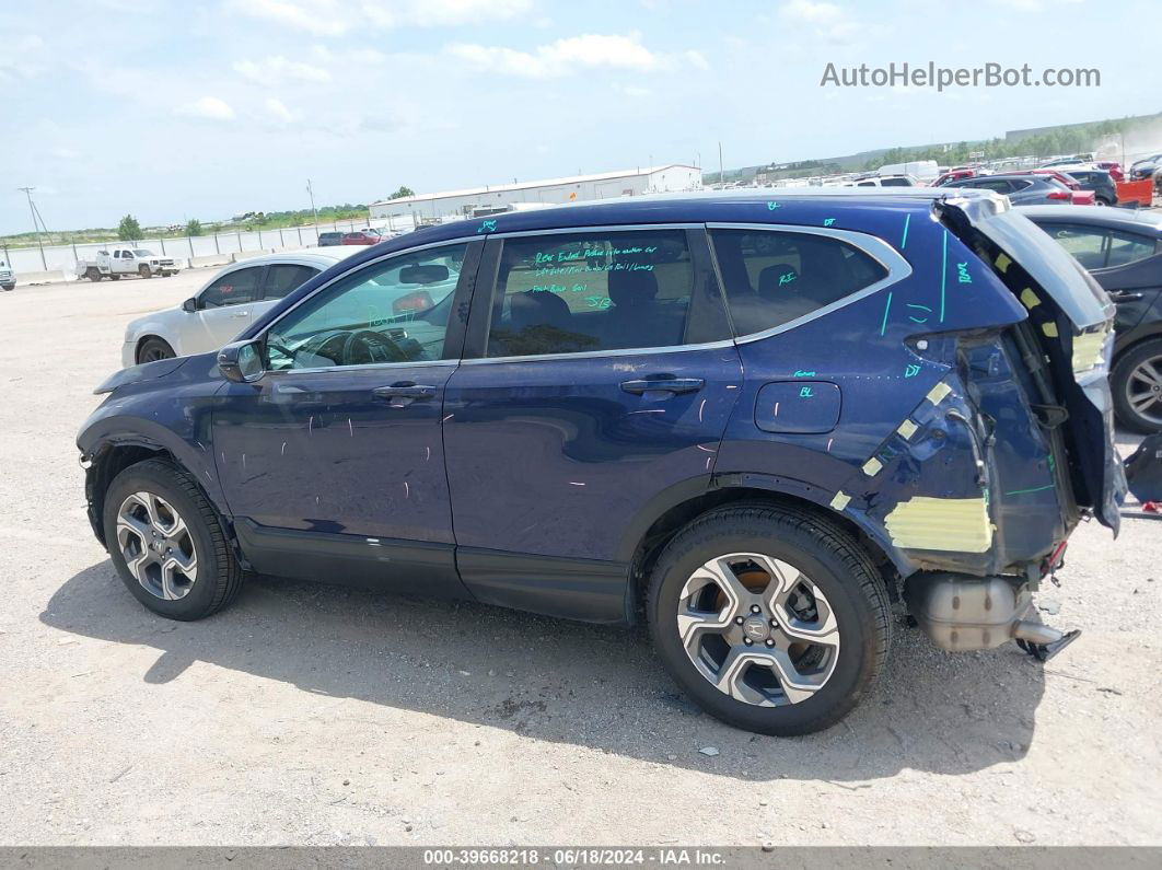 2019 Honda Cr-v Ex-l Blue vin: 5J6RW2H82KL006017