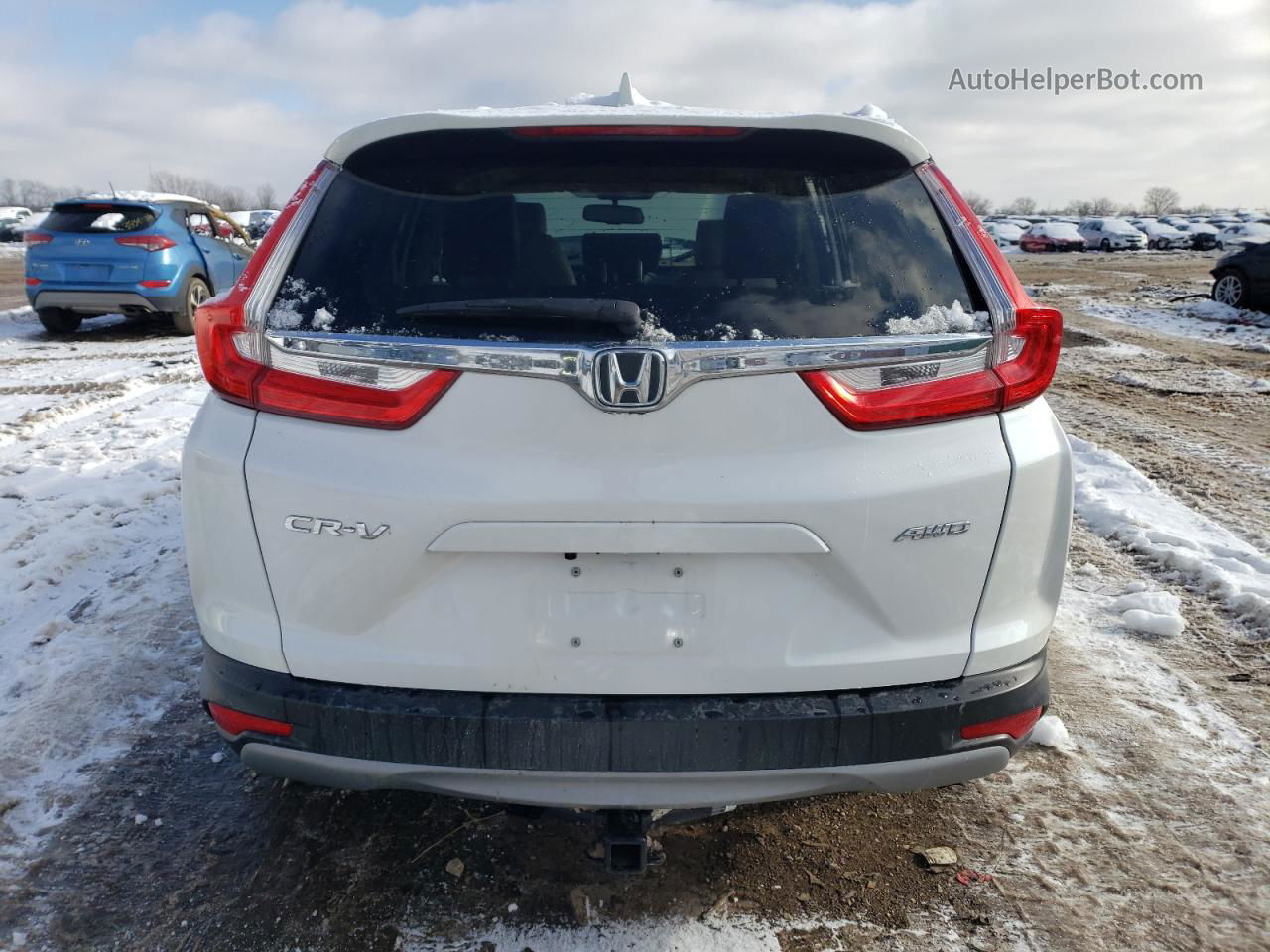 2019 Honda Cr-v Exl White vin: 5J6RW2H82KL027188