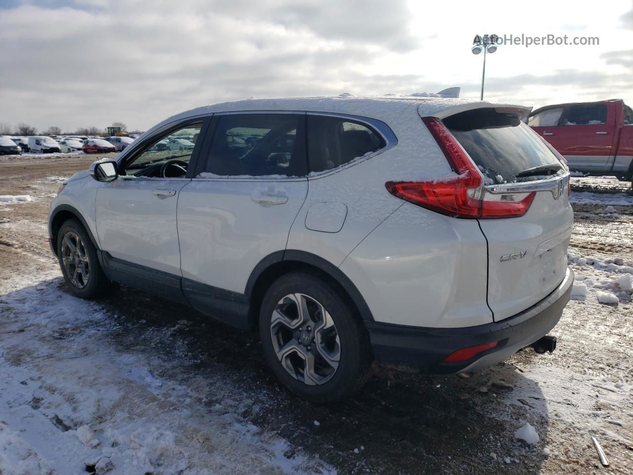 2019 Honda Cr-v Exl White vin: 5J6RW2H82KL027188