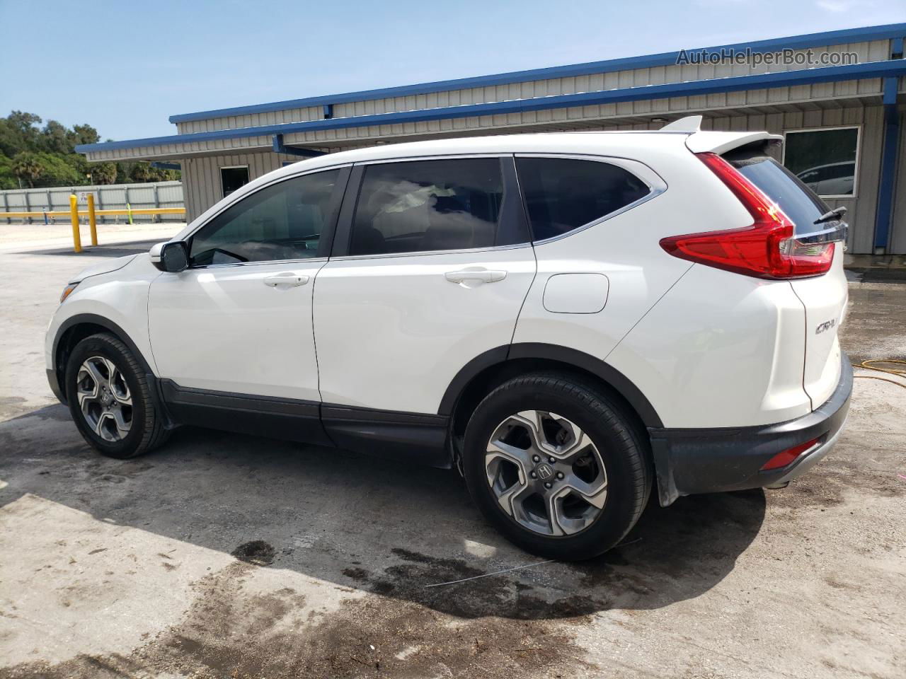 2019 Honda Cr-v Exl White vin: 5J6RW2H82KL036943