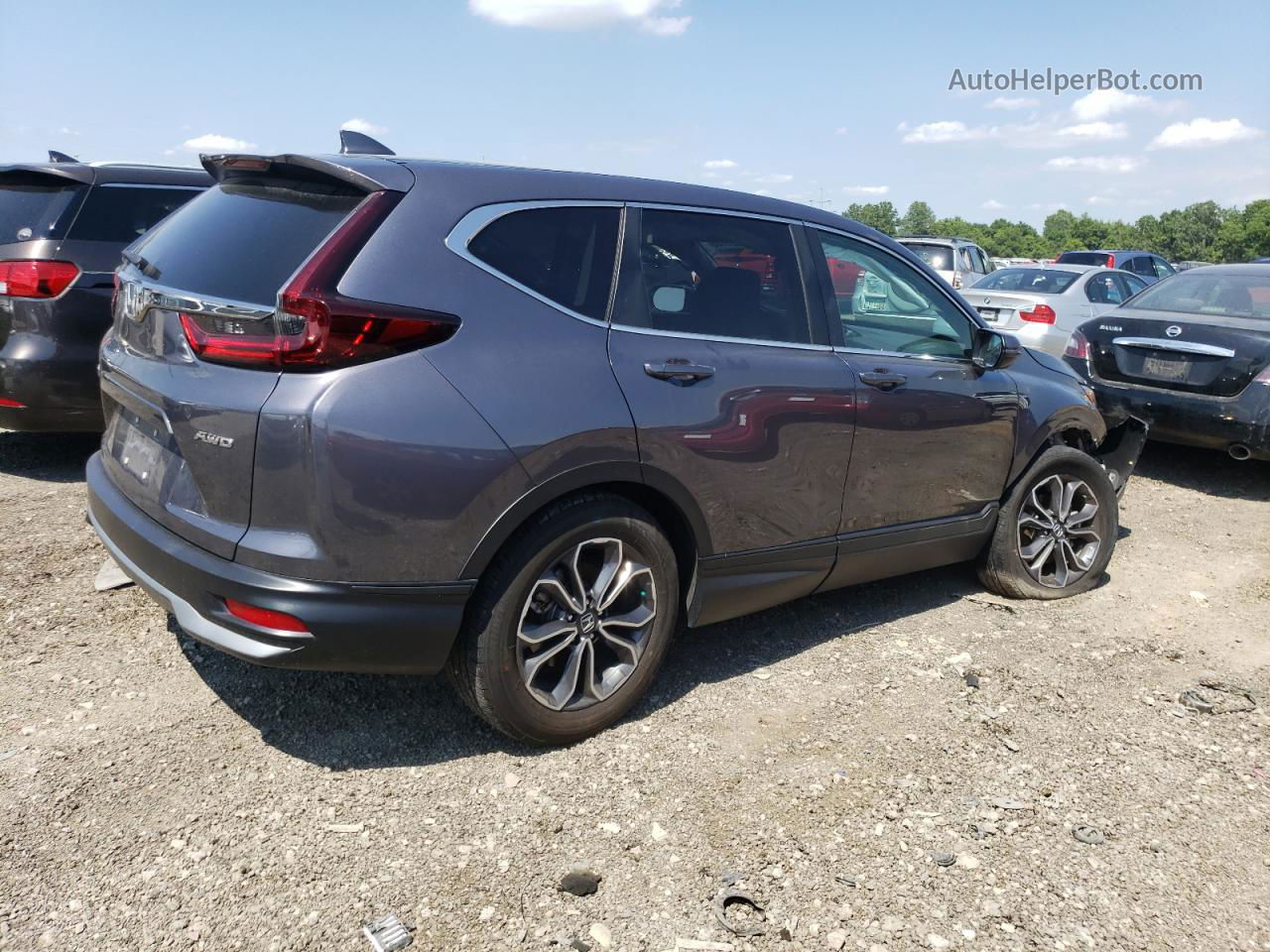 2020 Honda Cr-v Exl Gray vin: 5J6RW2H82LL037852