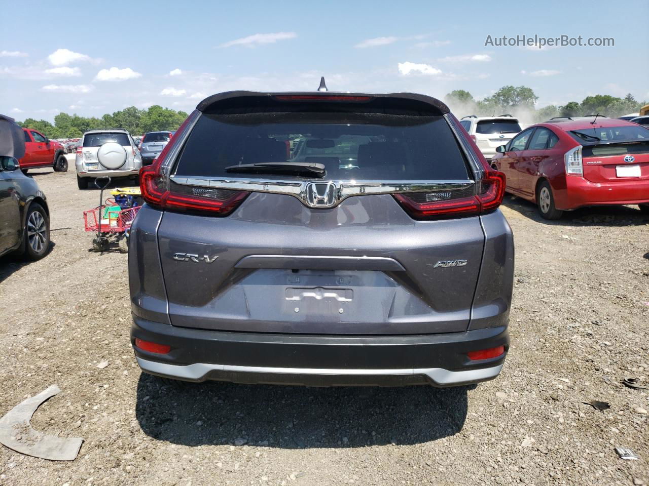 2020 Honda Cr-v Exl Gray vin: 5J6RW2H82LL037852