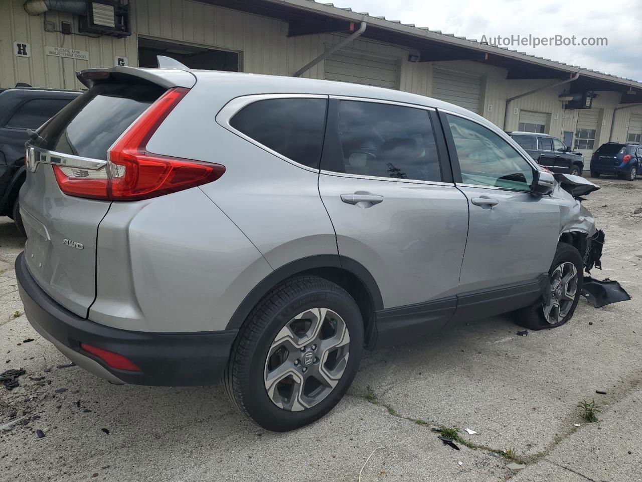 2017 Honda Cr-v Exl Silver vin: 5J6RW2H83HL045479