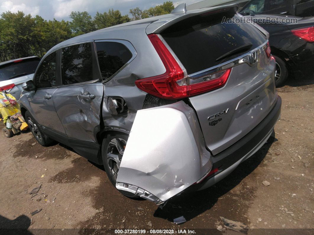 2017 Honda Cr-v Ex-l Silver vin: 5J6RW2H83HL049256