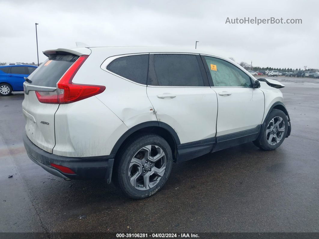 2018 Honda Cr-v Ex-l/ex-l Navi White vin: 5J6RW2H83JL026145