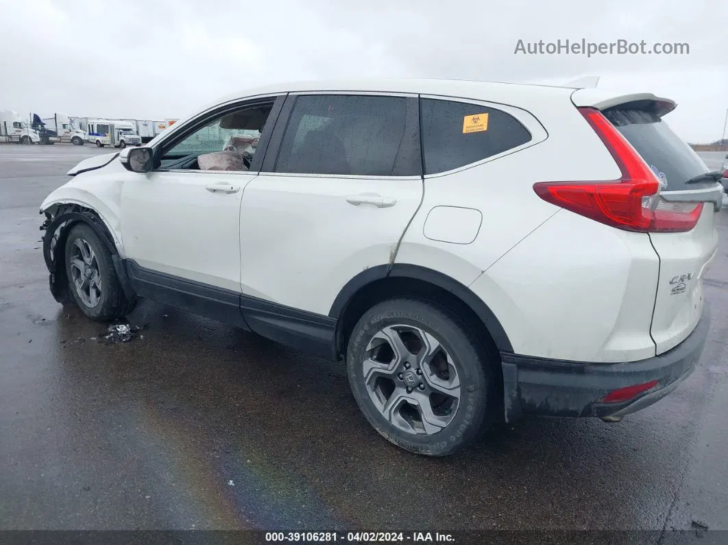 2018 Honda Cr-v Ex-l/ex-l Navi White vin: 5J6RW2H83JL026145