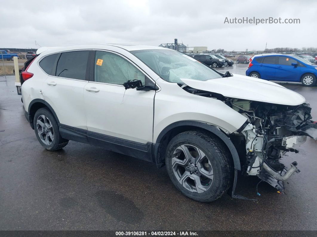 2018 Honda Cr-v Ex-l/ex-l Navi White vin: 5J6RW2H83JL026145