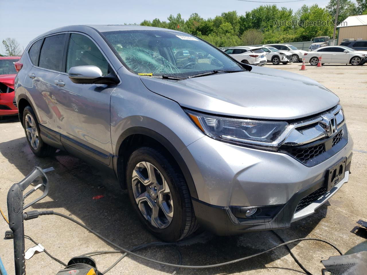 2019 Honda Cr-v Exl Silver vin: 5J6RW2H83KL028964