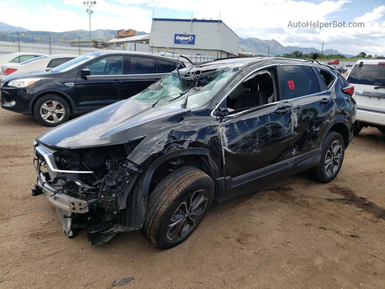 2020 Honda Cr-v Exl Black vin: 5J6RW2H83LA002250