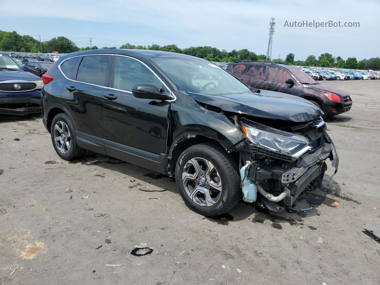 2017 Honda Cr-v Exl Black vin: 5J6RW2H84HL004925