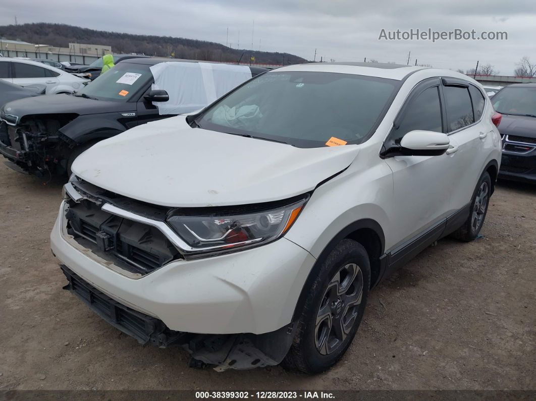 2017 Honda Cr-v Ex-l/ex-l Navi White vin: 5J6RW2H84HL007565