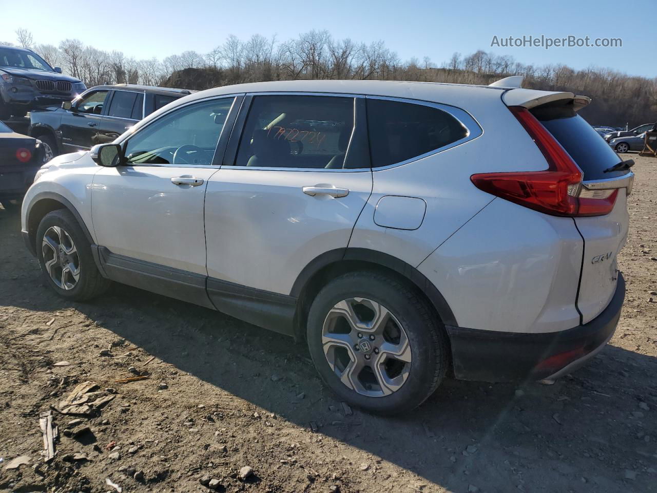 2017 Honda Cr-v Exl White vin: 5J6RW2H84HL020266