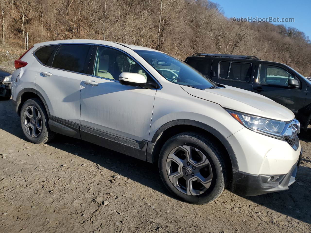 2017 Honda Cr-v Exl White vin: 5J6RW2H84HL020266