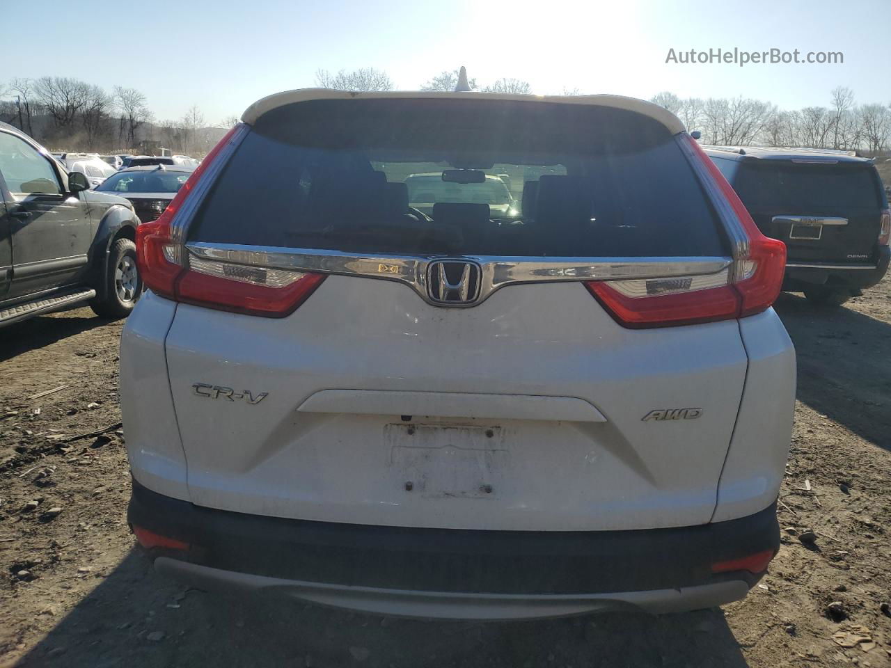 2017 Honda Cr-v Exl White vin: 5J6RW2H84HL020266