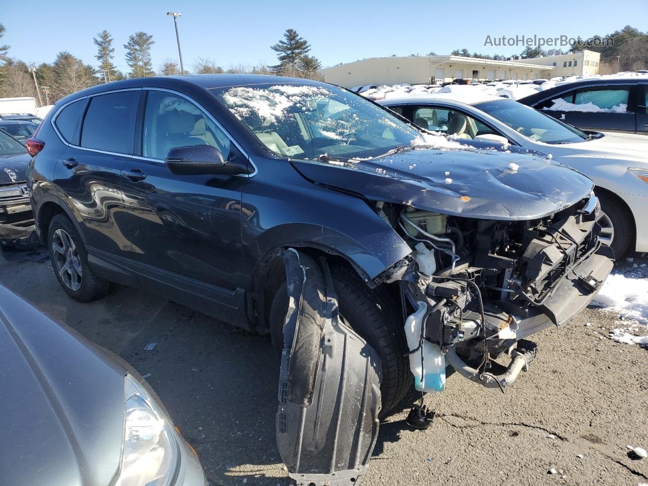 2017 Honda Cr-v Exl Gray vin: 5J6RW2H84HL024558