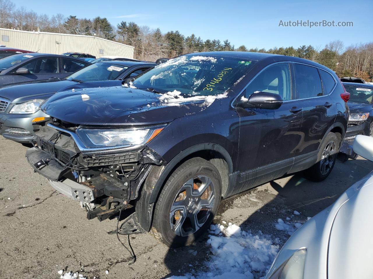 2017 Honda Cr-v Exl Gray vin: 5J6RW2H84HL024558