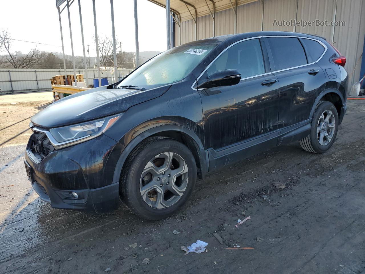 2017 Honda Cr-v Exl Black vin: 5J6RW2H84HL033132