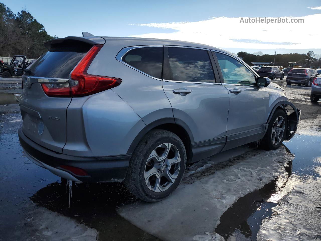 2017 Honda Cr-v Exl Silver vin: 5J6RW2H84HL068060