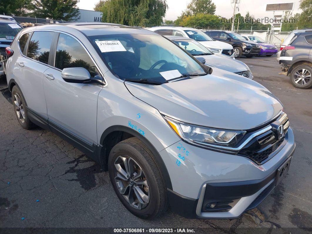 2020 Honda Cr-v Awd Ex-l Blue vin: 5J6RW2H84LA006744