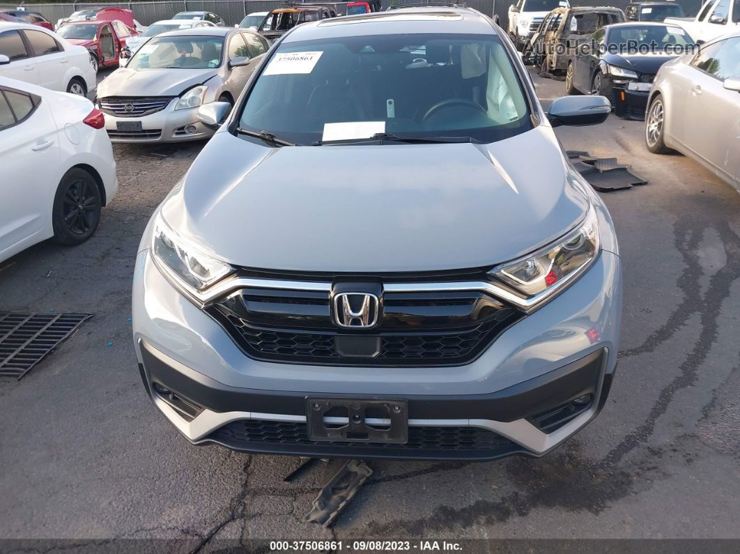 2020 Honda Cr-v Awd Ex-l Blue vin: 5J6RW2H84LA006744