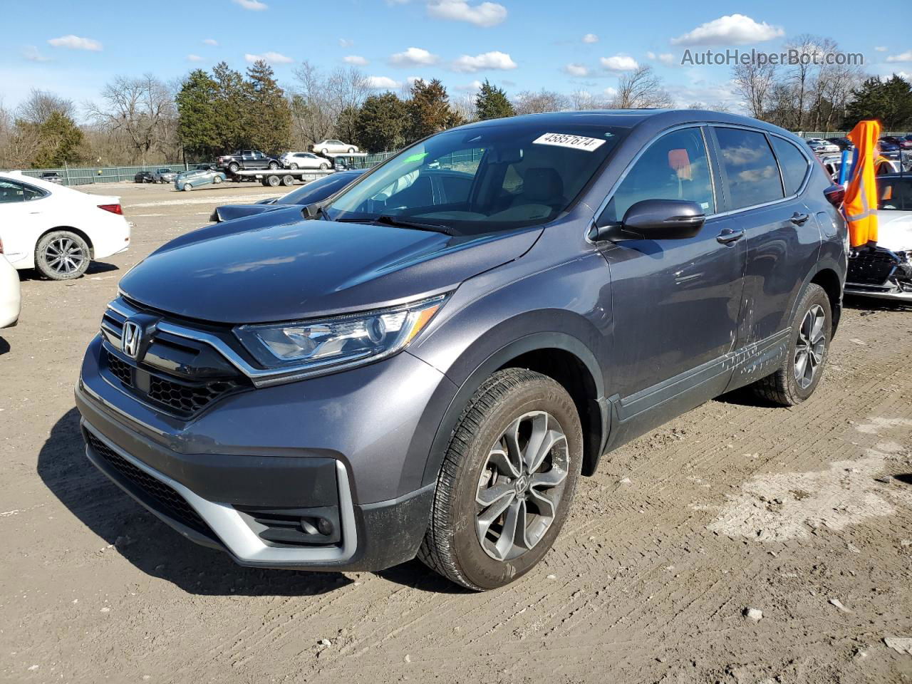 2020 Honda Cr-v Exl Gray vin: 5J6RW2H84LL038615