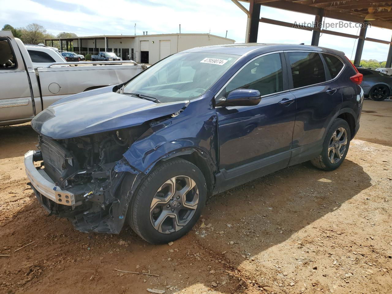 2017 Honda Cr-v Exl Blue vin: 5J6RW2H85HL002780