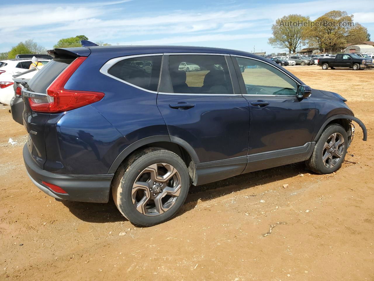 2017 Honda Cr-v Exl Blue vin: 5J6RW2H85HL002780