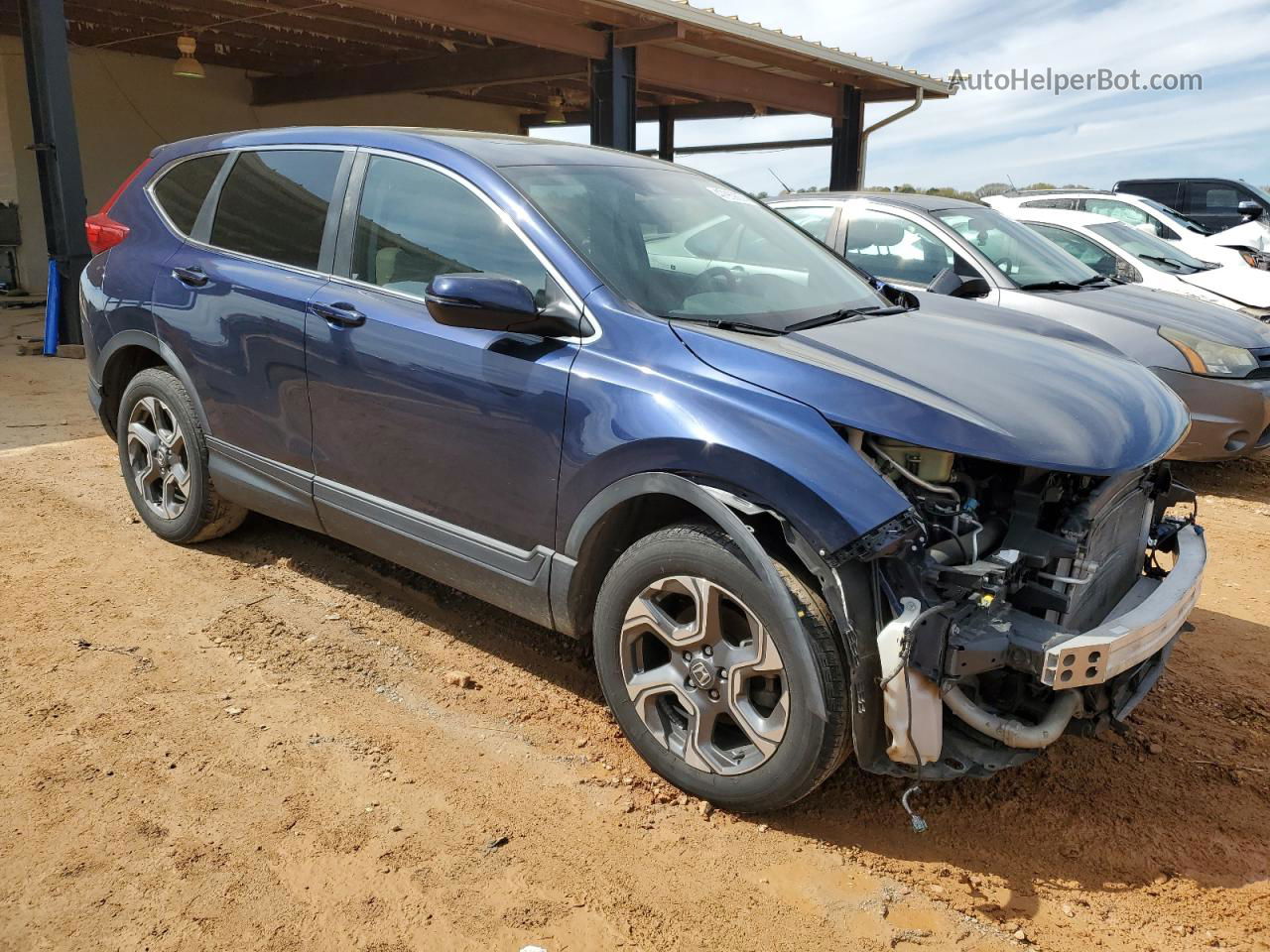 2017 Honda Cr-v Exl Blue vin: 5J6RW2H85HL002780