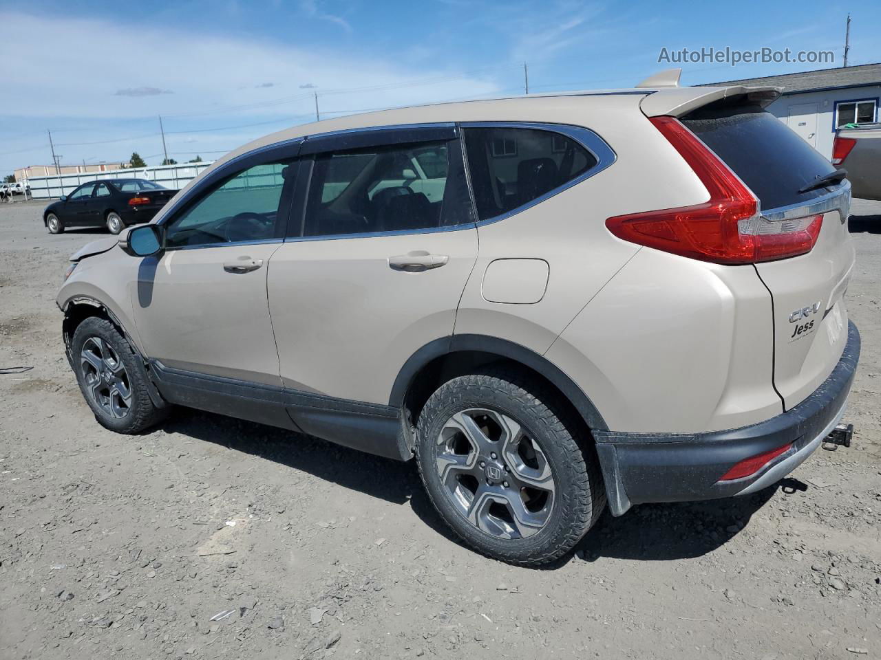 2018 Honda Cr-v Exl Желто-коричневый vin: 5J6RW2H85JL014059