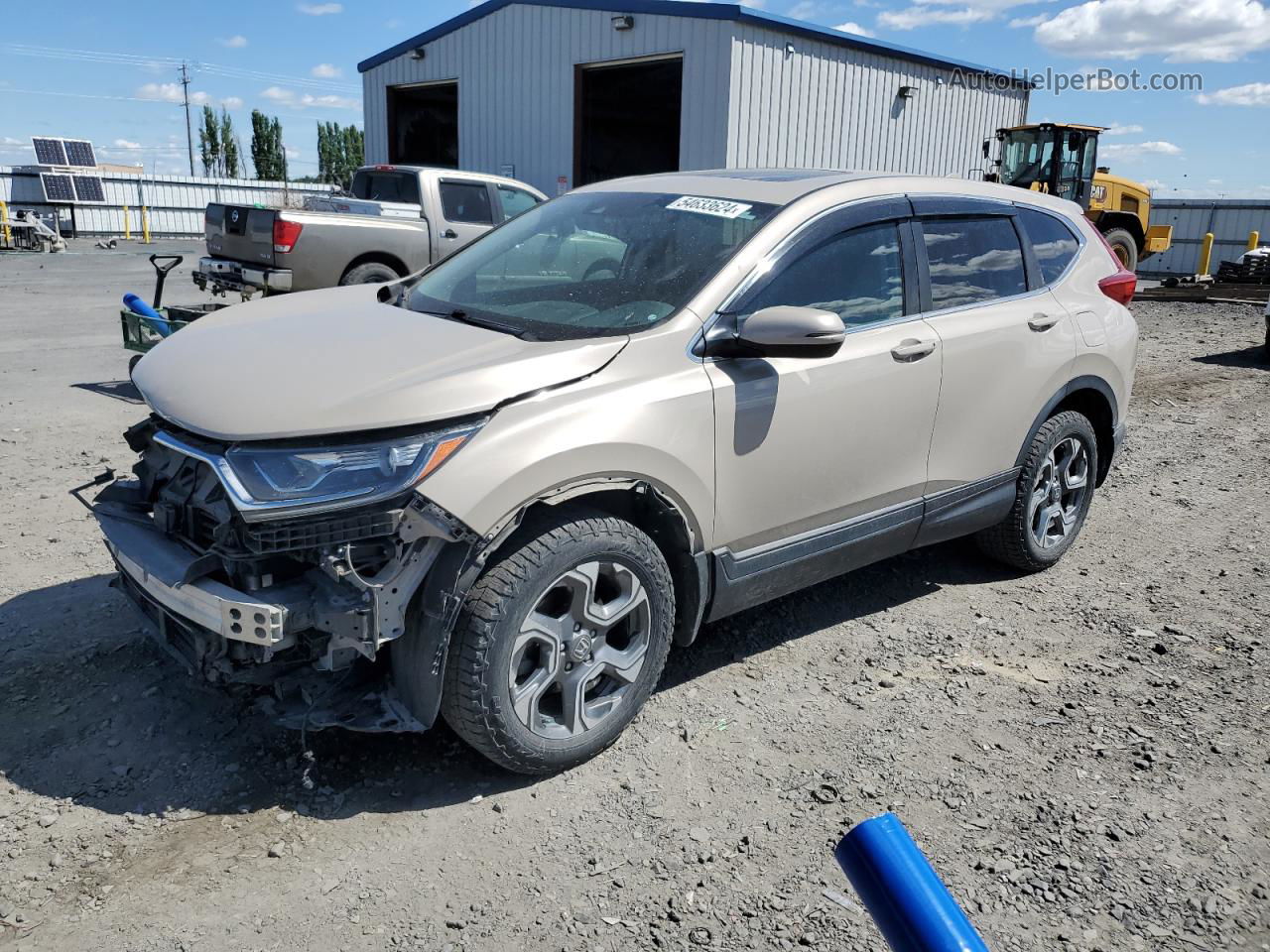 2018 Honda Cr-v Exl Tan vin: 5J6RW2H85JL014059