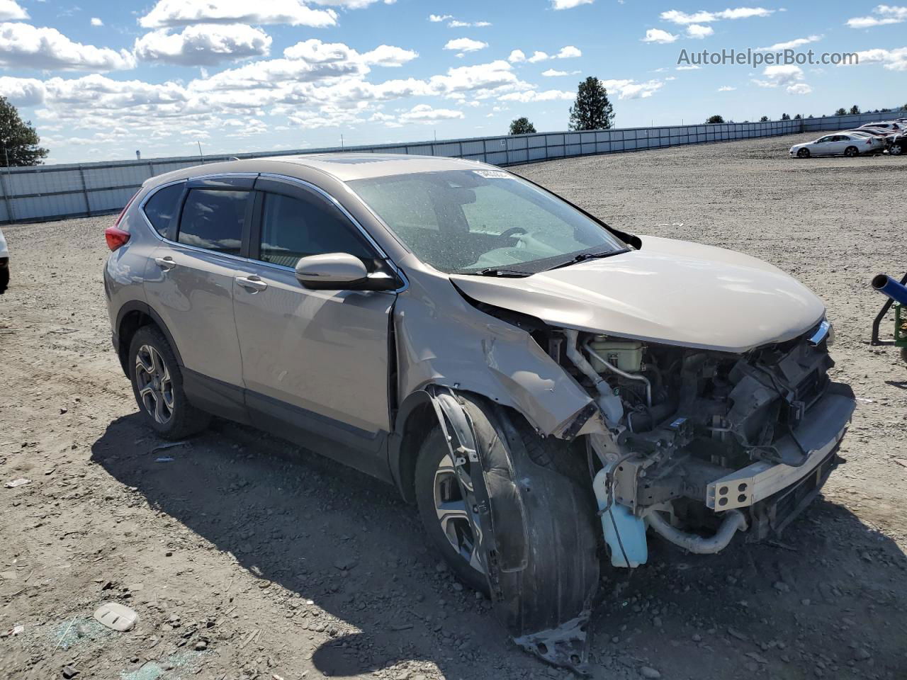 2018 Honda Cr-v Exl Tan vin: 5J6RW2H85JL014059