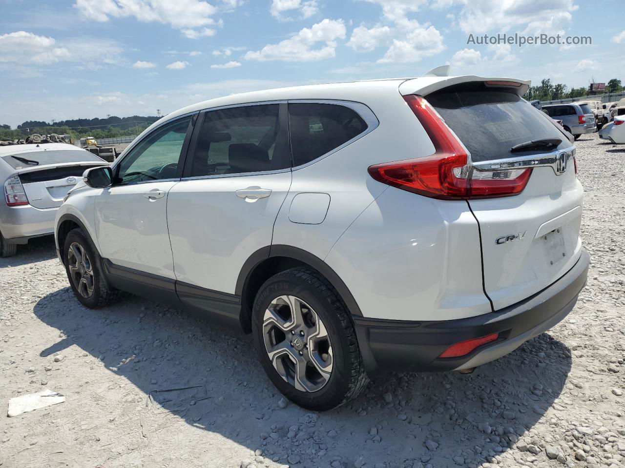 2018 Honda Cr-v Exl White vin: 5J6RW2H85JL020542