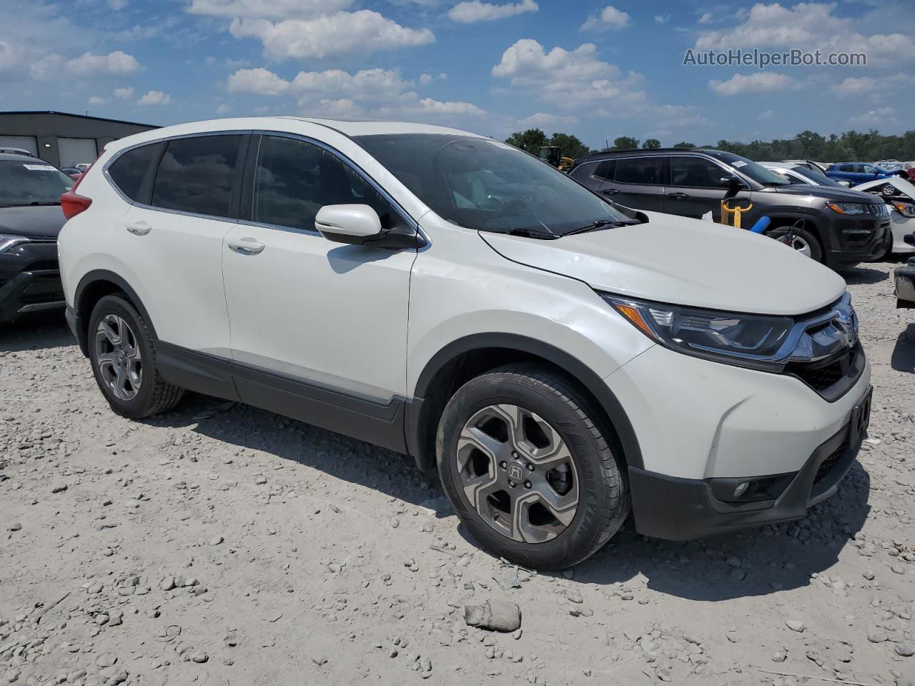 2018 Honda Cr-v Exl White vin: 5J6RW2H85JL020542