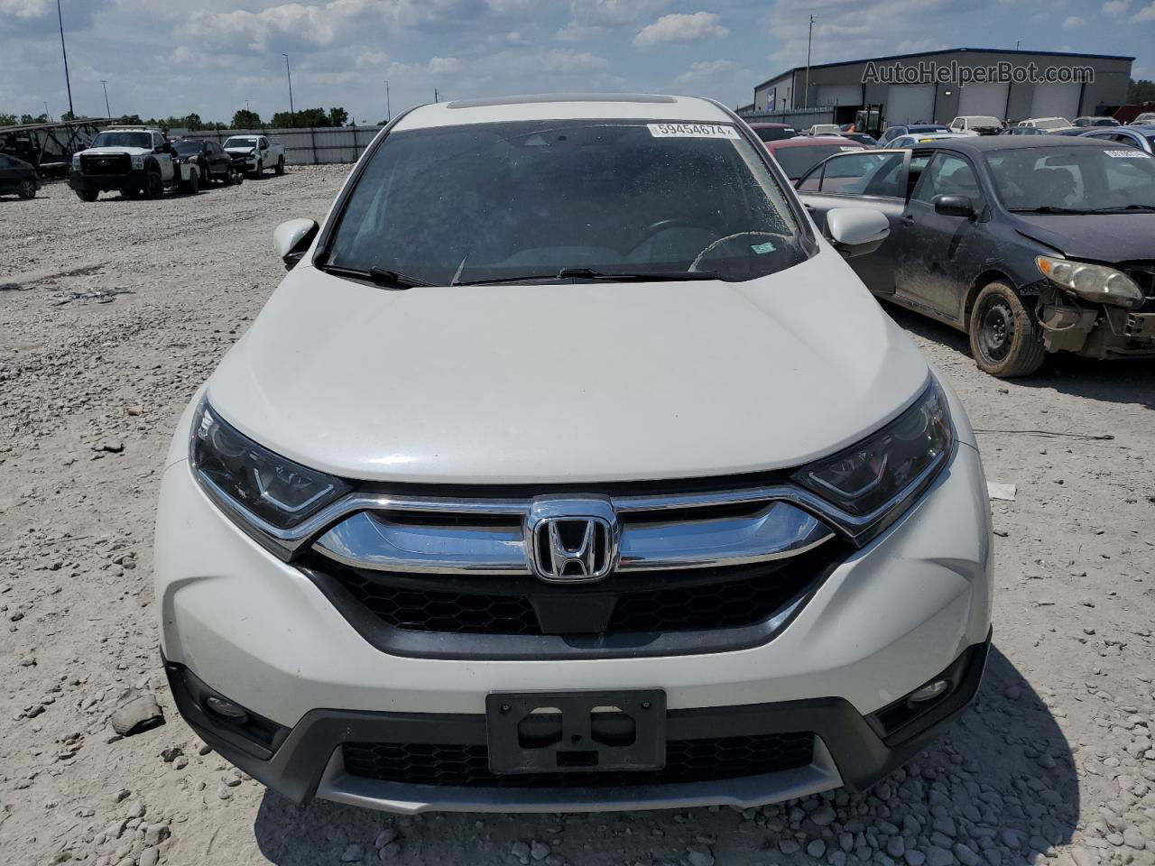 2018 Honda Cr-v Exl Белый vin: 5J6RW2H85JL020542