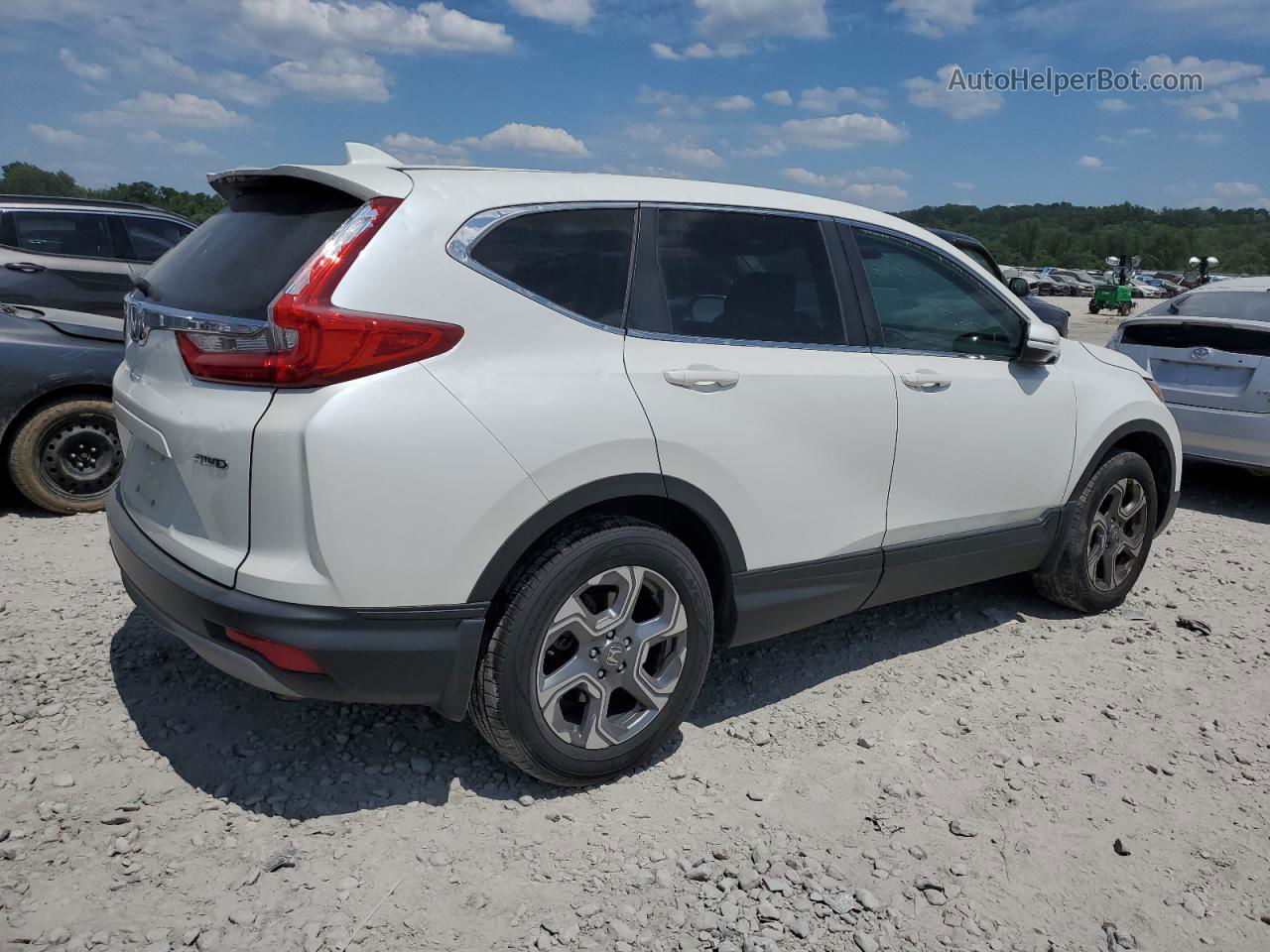 2018 Honda Cr-v Exl White vin: 5J6RW2H85JL020542