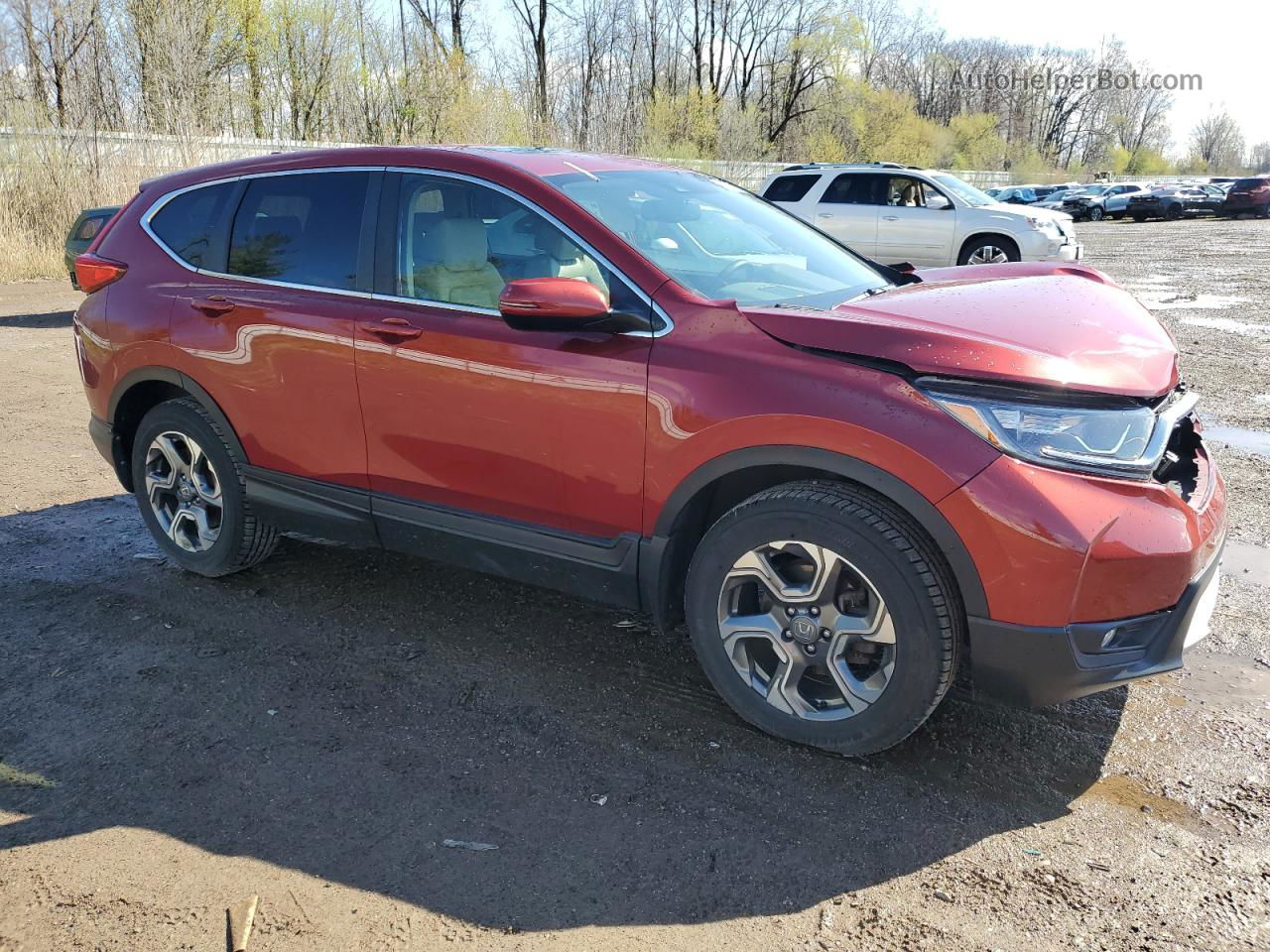 2018 Honda Cr-v Exl Красный vin: 5J6RW2H85JL032626