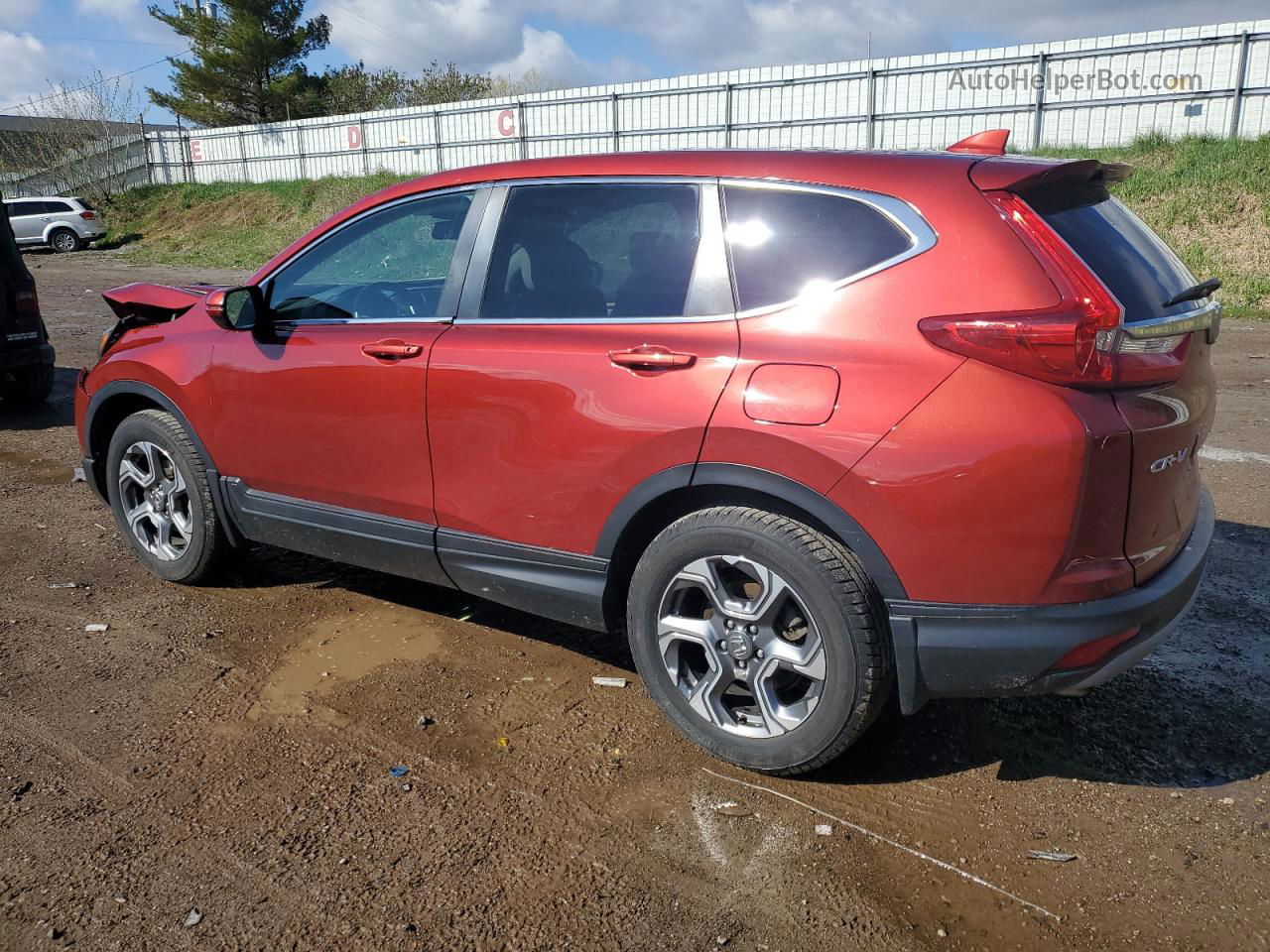 2018 Honda Cr-v Exl Red vin: 5J6RW2H85JL032626