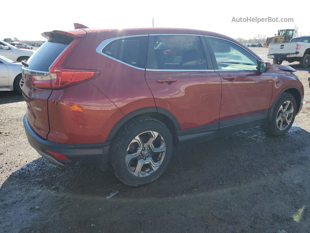 2018 Honda Cr-v Exl Red vin: 5J6RW2H85JL032626