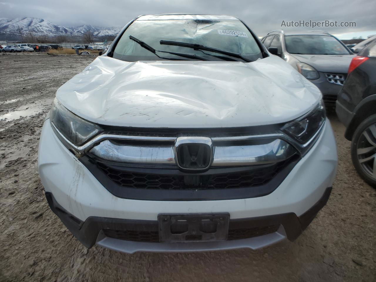 2019 Honda Cr-v Exl White vin: 5J6RW2H85KA019386