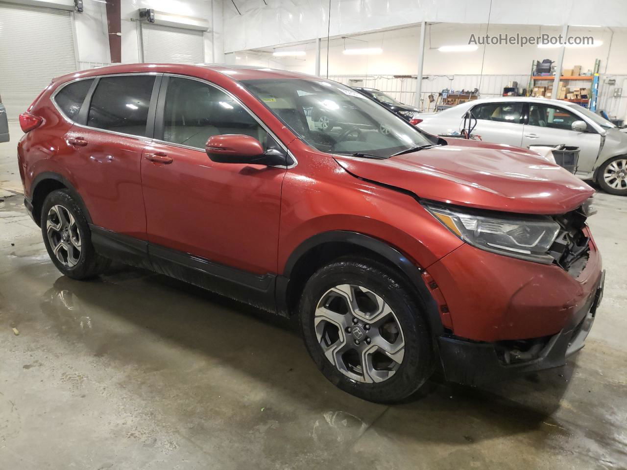 2017 Honda Cr-v Exl Red vin: 5J6RW2H86HL047128