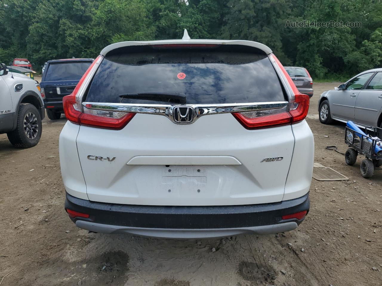 2017 Honda Cr-v Exl White vin: 5J6RW2H86HL062891