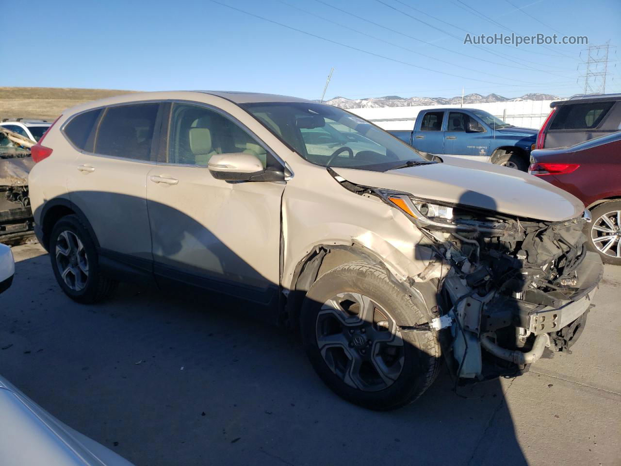 2018 Honda Cr-v Exl Tan vin: 5J6RW2H86JL015298