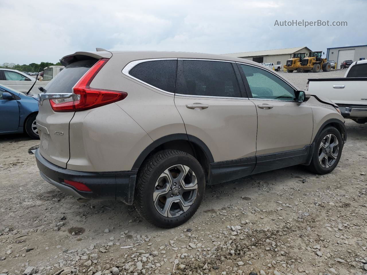 2018 Honda Cr-v Exl Бежевый vin: 5J6RW2H86JL019108