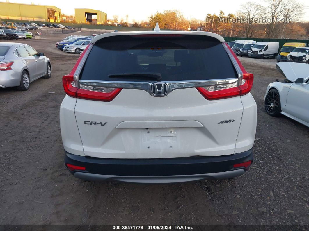 2019 Honda Cr-v Ex-l White vin: 5J6RW2H86KA005674